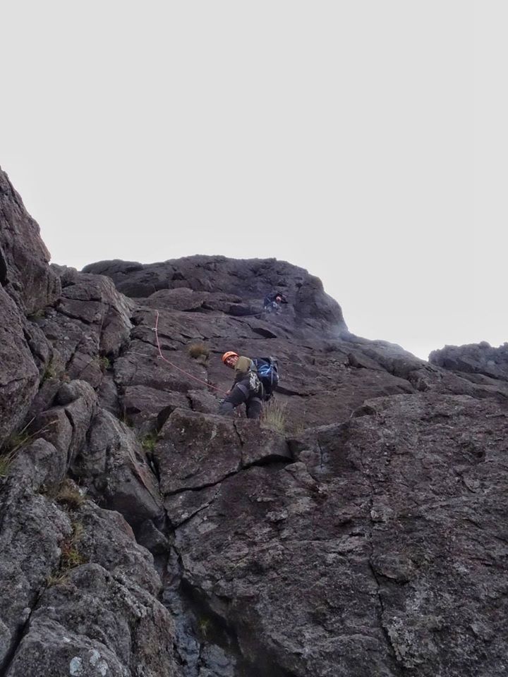 Cioch West then Arrow Rout