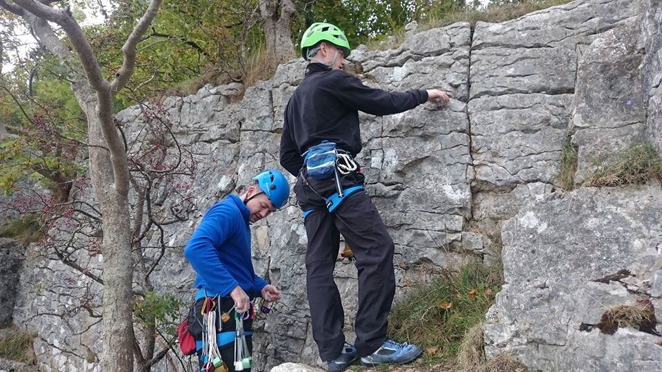 the technical skills of trad climbing