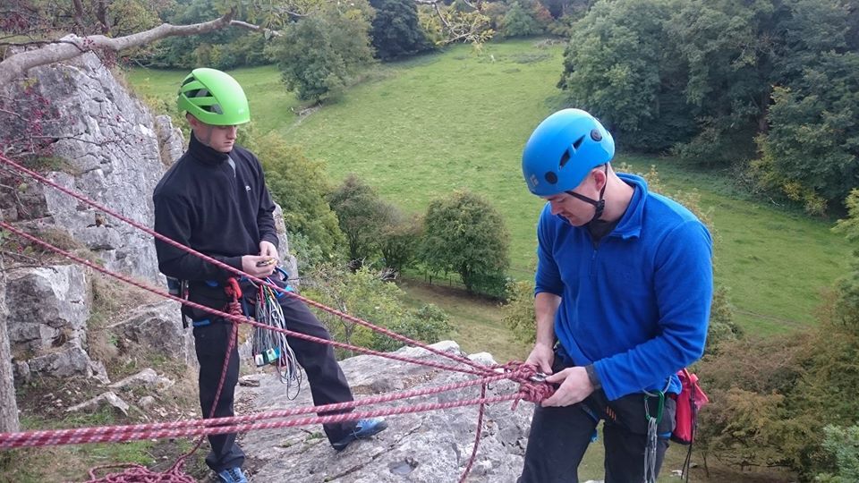 the technical skills of trad climbing